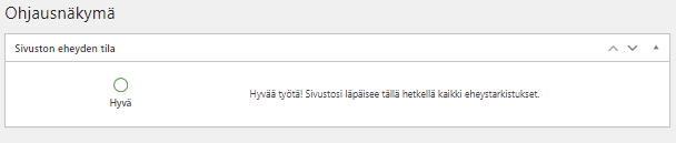 WordPress website integrity doesn't give any errors now.