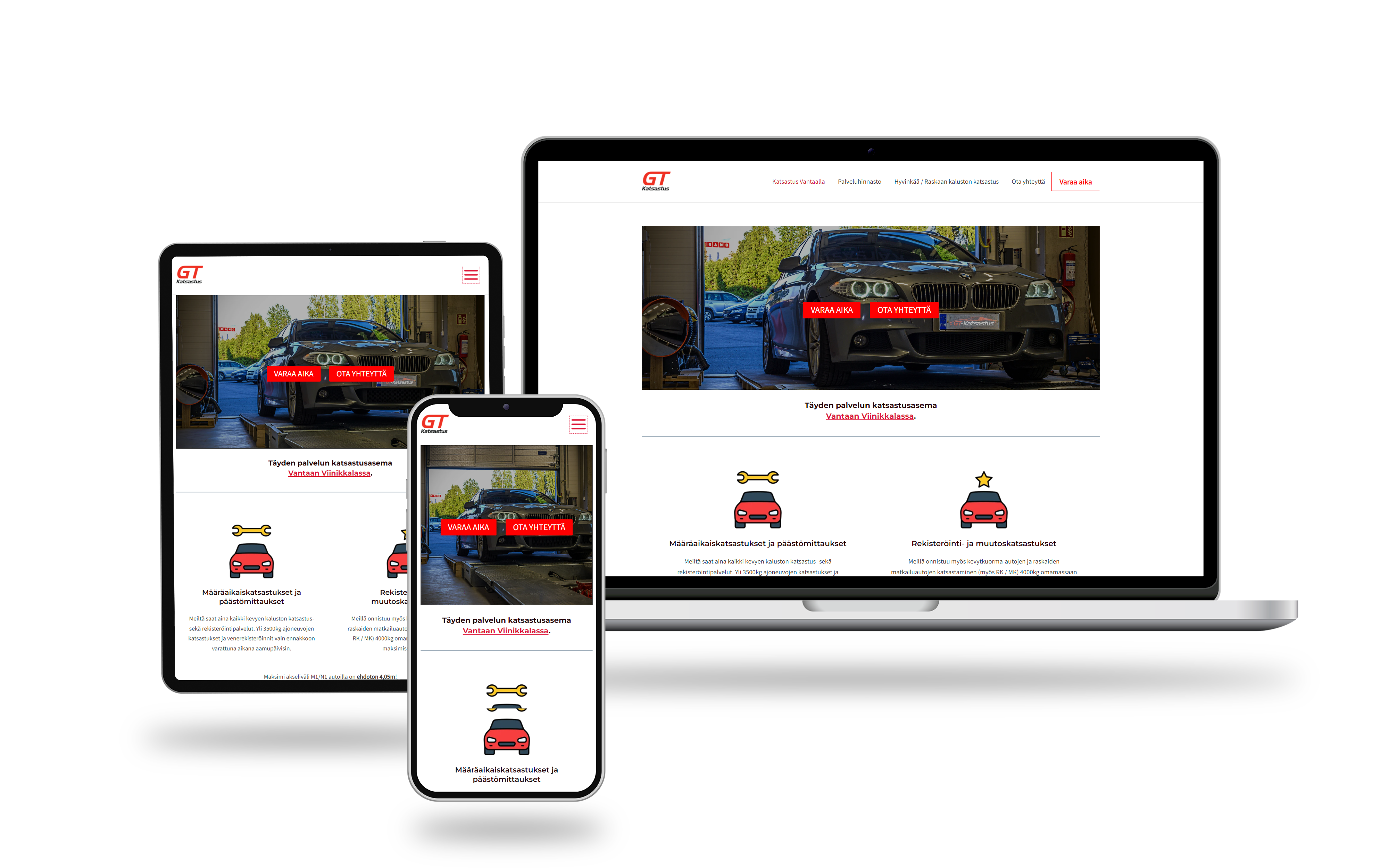 GT-Katsastus – New Company Website