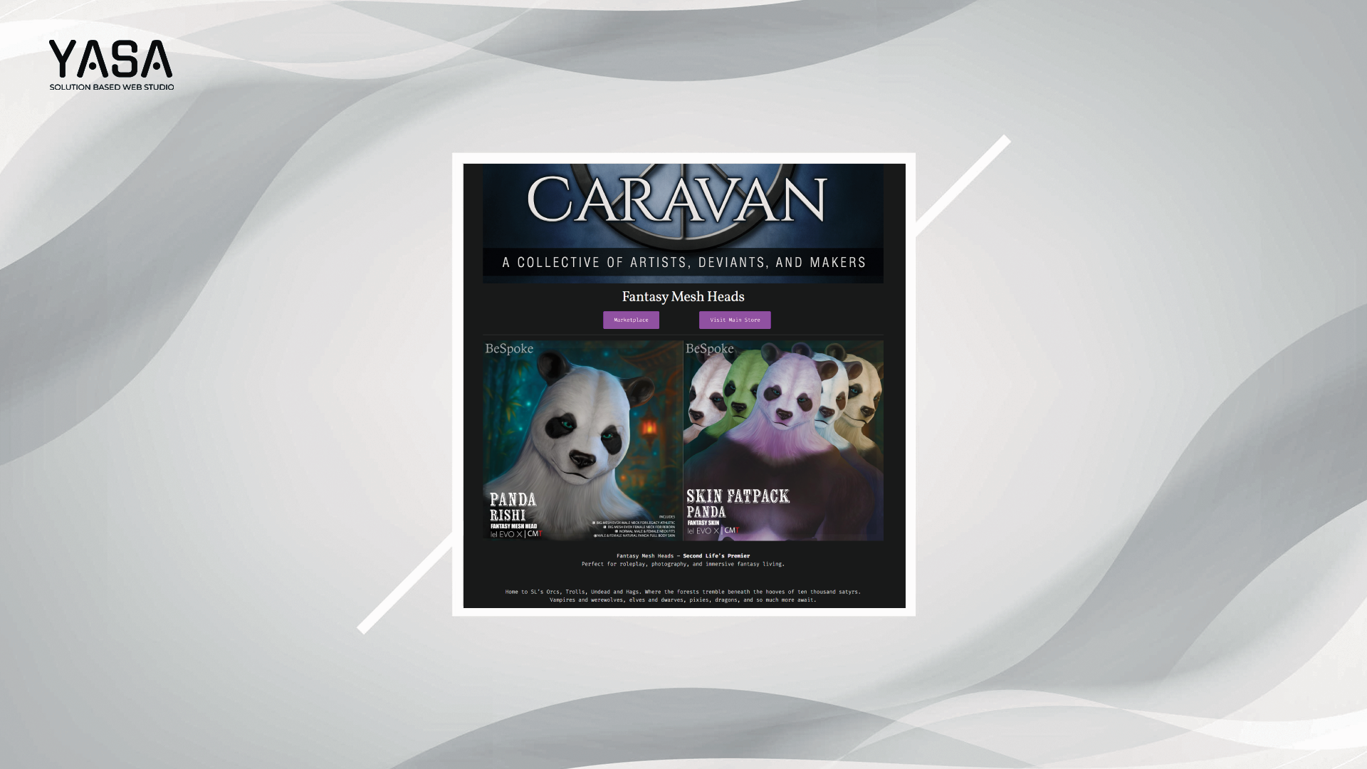 Homepage for BeSpoke Caravan
